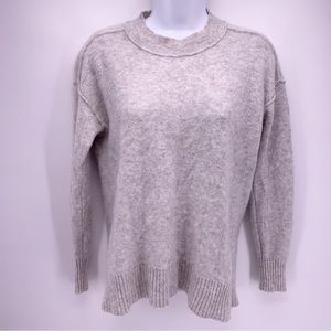 Anthropologie Pilcro Gray Cashmere Turtleneck Sweater Size Small